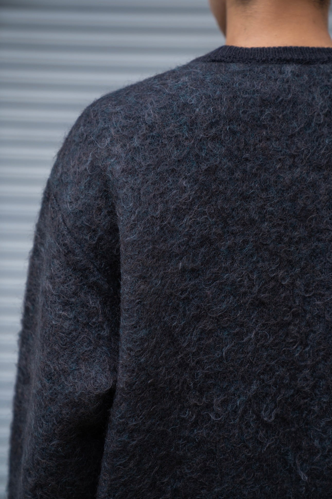 KID MOHAIR MIX JACQUARD KNIT LS(ST.1305)