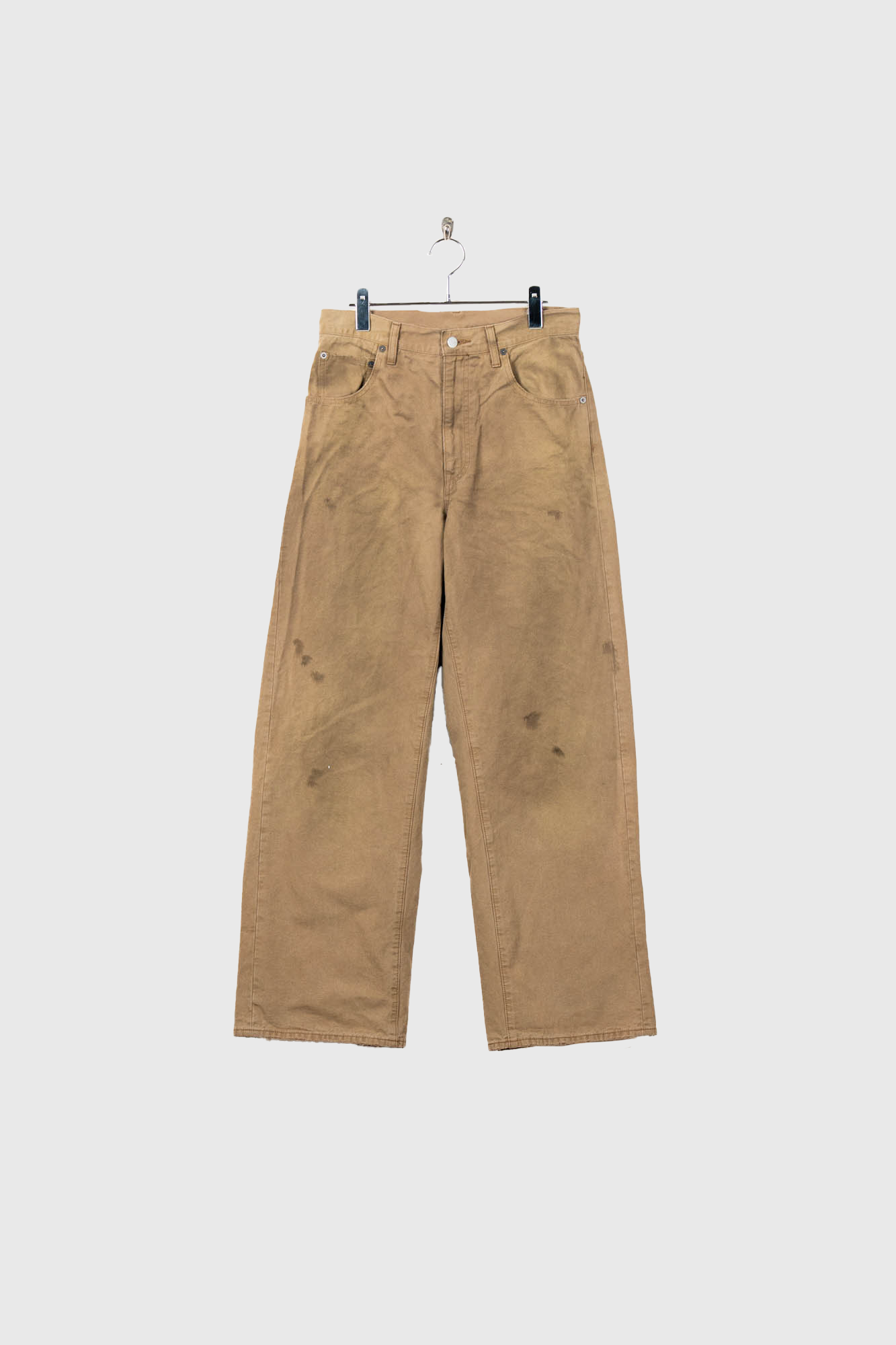SULFUR DYED OXFORD VINTAGE WIDE PANTS(ST.1395) | パンツ ssstein