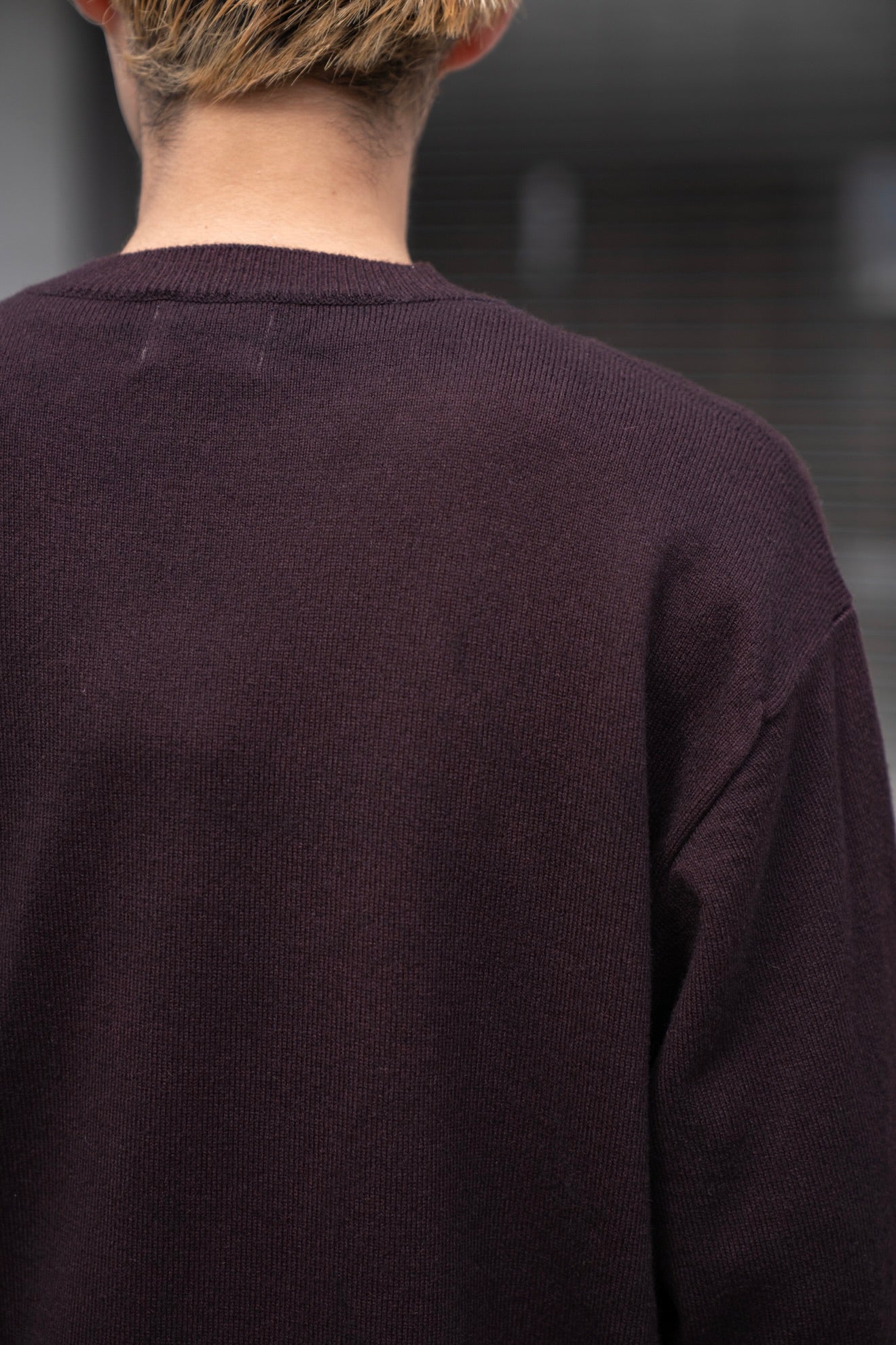 RIGID CASHMERE GARMENT DYED SWEATER P/O