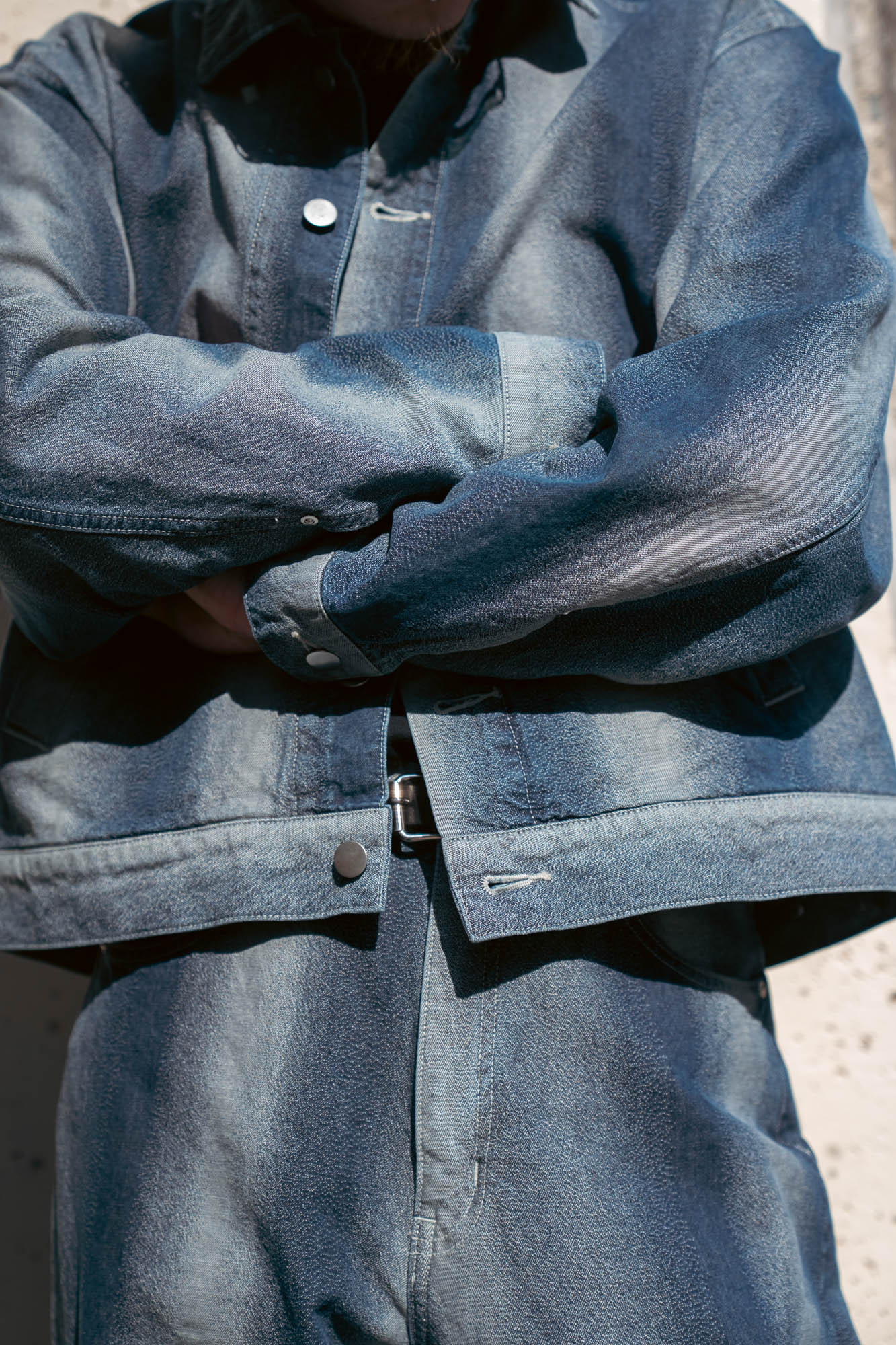 GRADATION DENIM JACKET