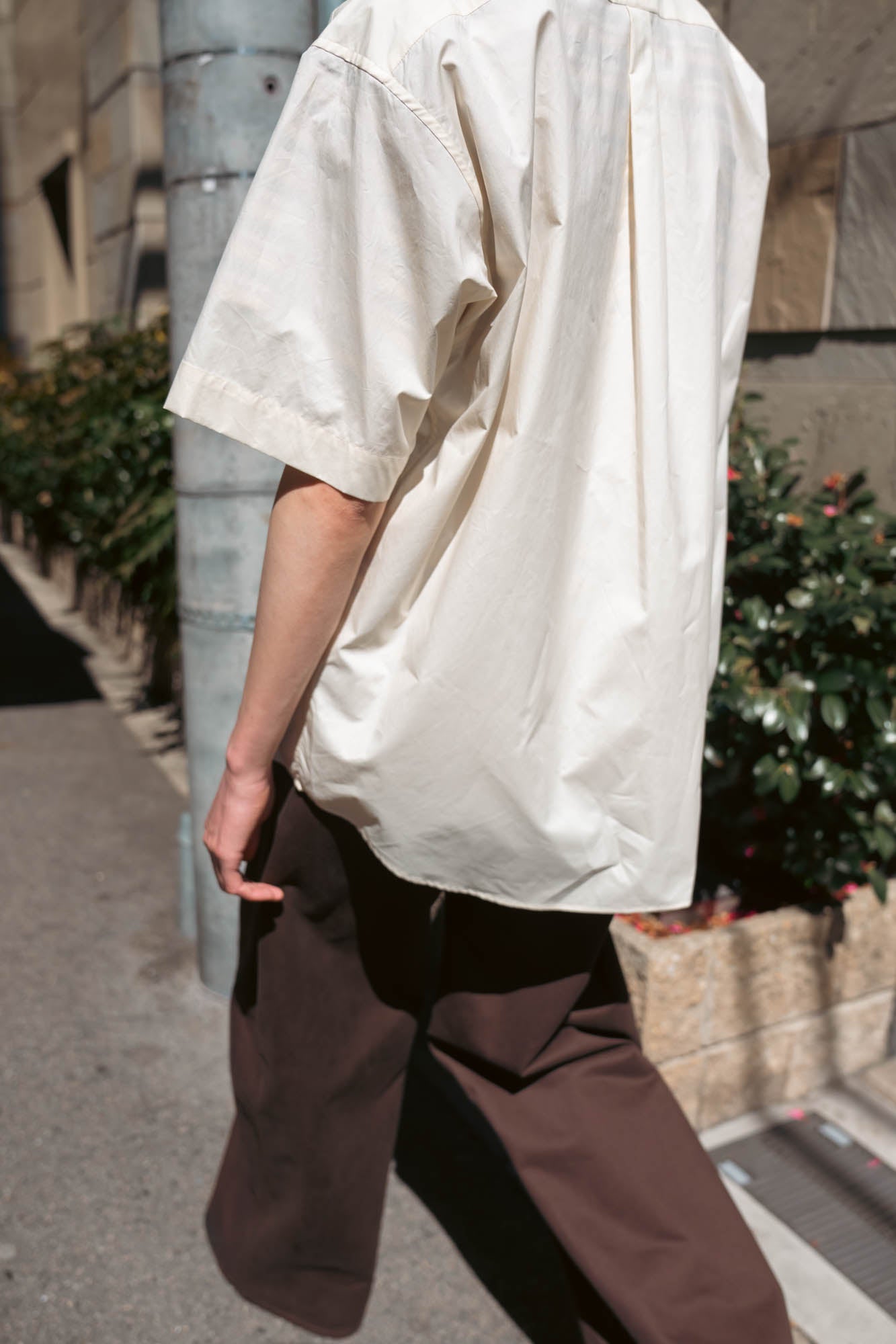 SUVIN COTTON OVERSIZED SS SHIRT(ST.1497)