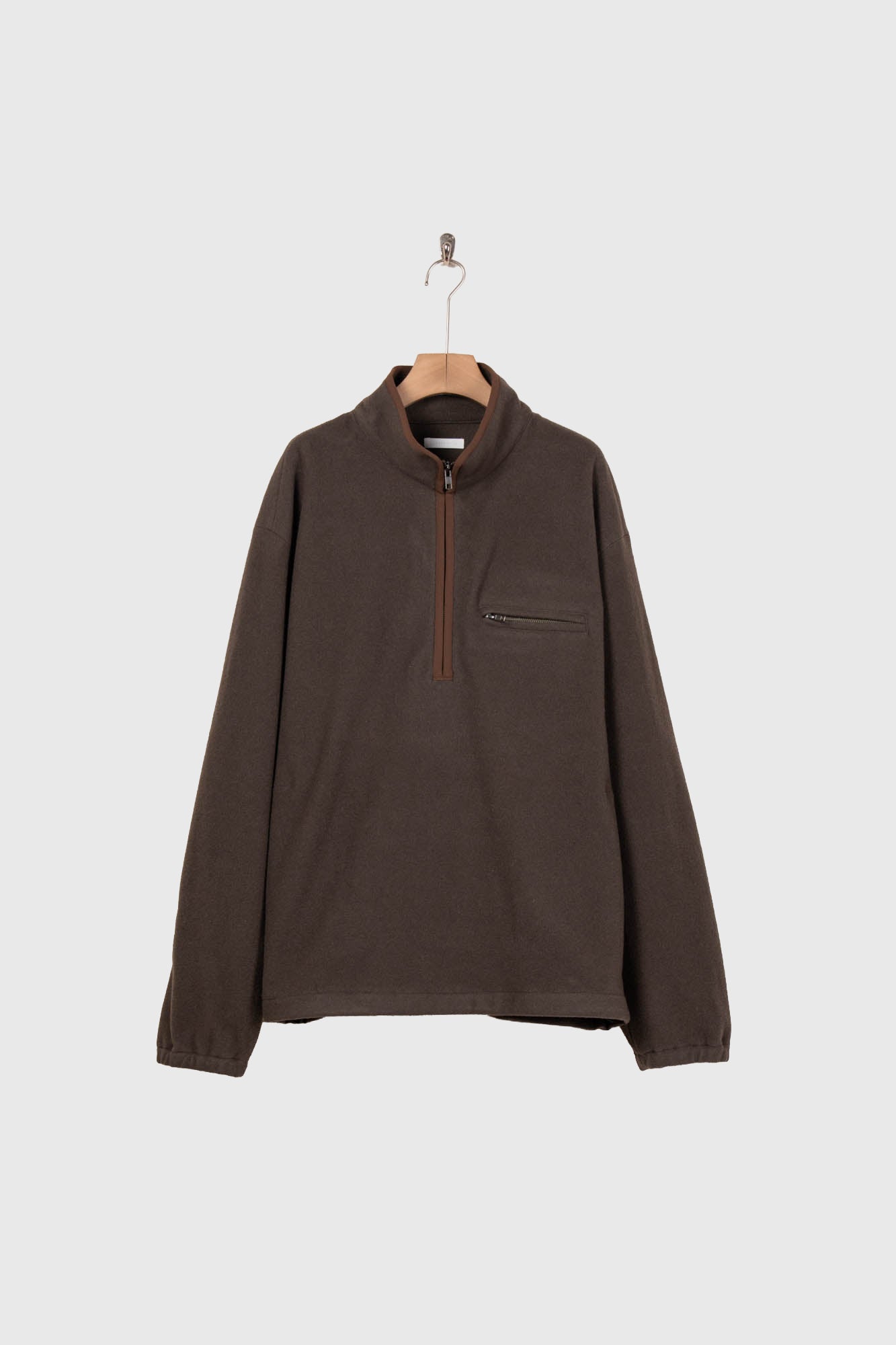 HIGH GAGE WOOL FLEECE ZIP TOP | フリース UNDECORATED（アンデコレ