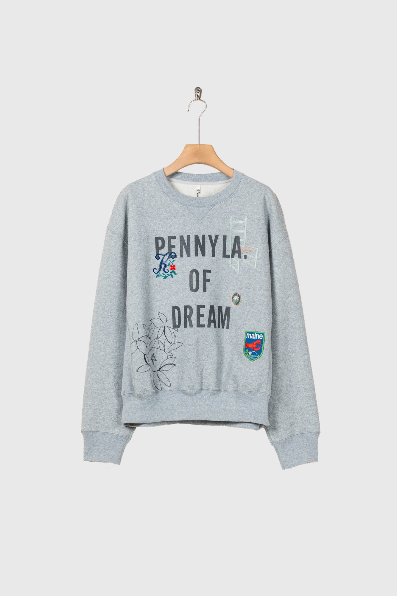 Hand-stitched sweatshirt | スウェットKHOKI（コッキ）公式通販サイト