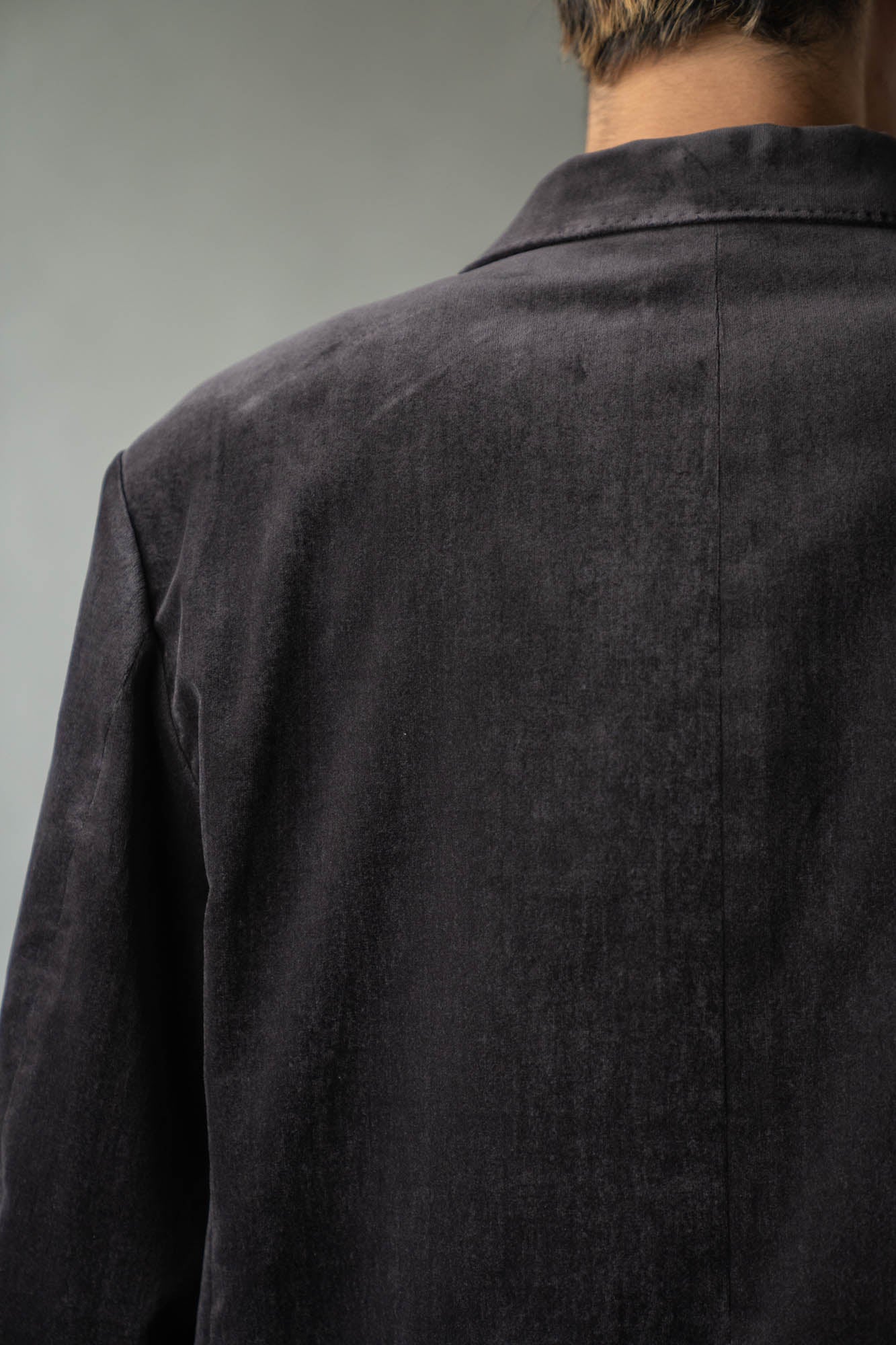 Fade Velvet Double-breasted Jacket