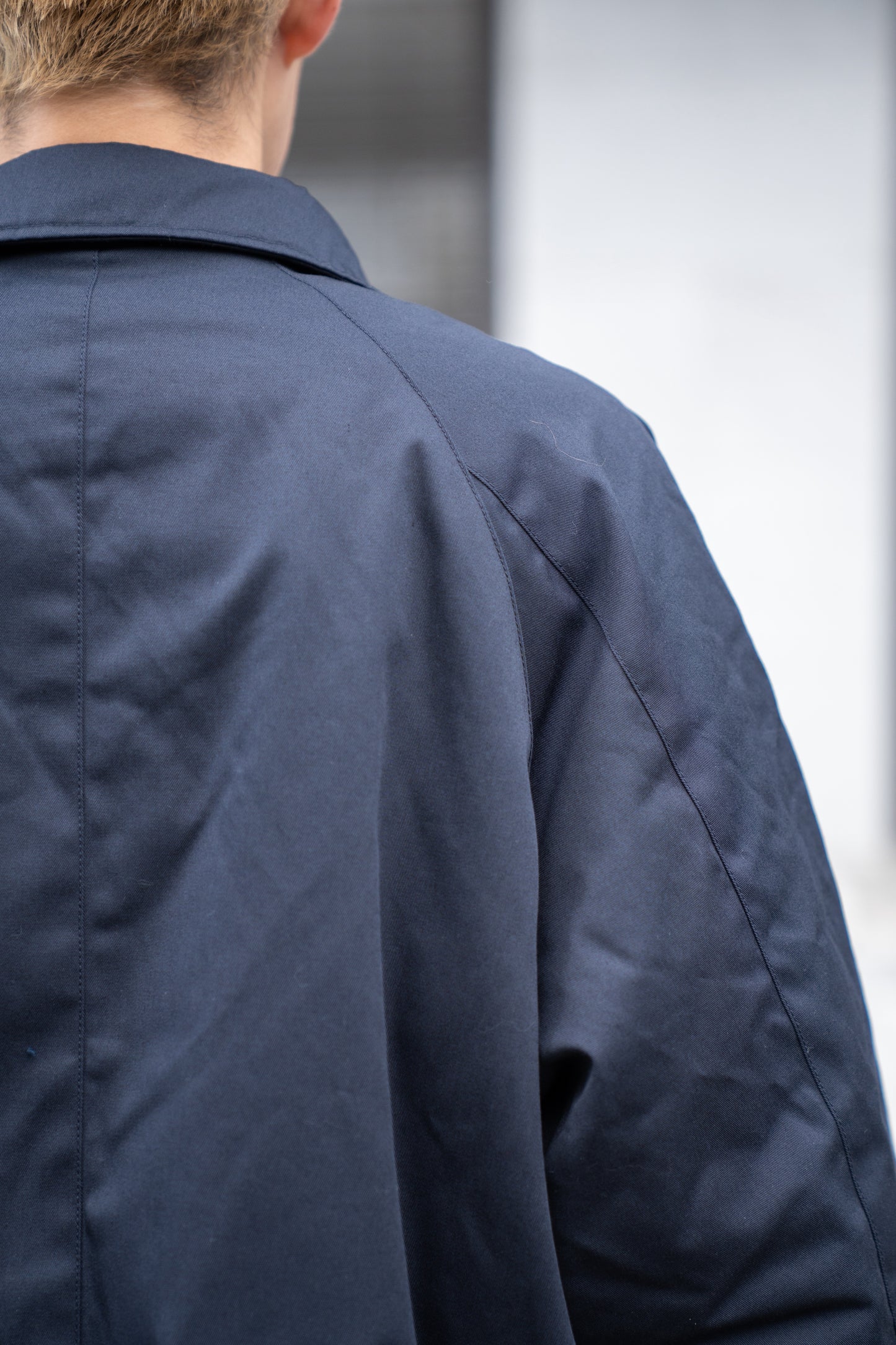 WIDE SQUARE ZIP UP DOWN JACKET