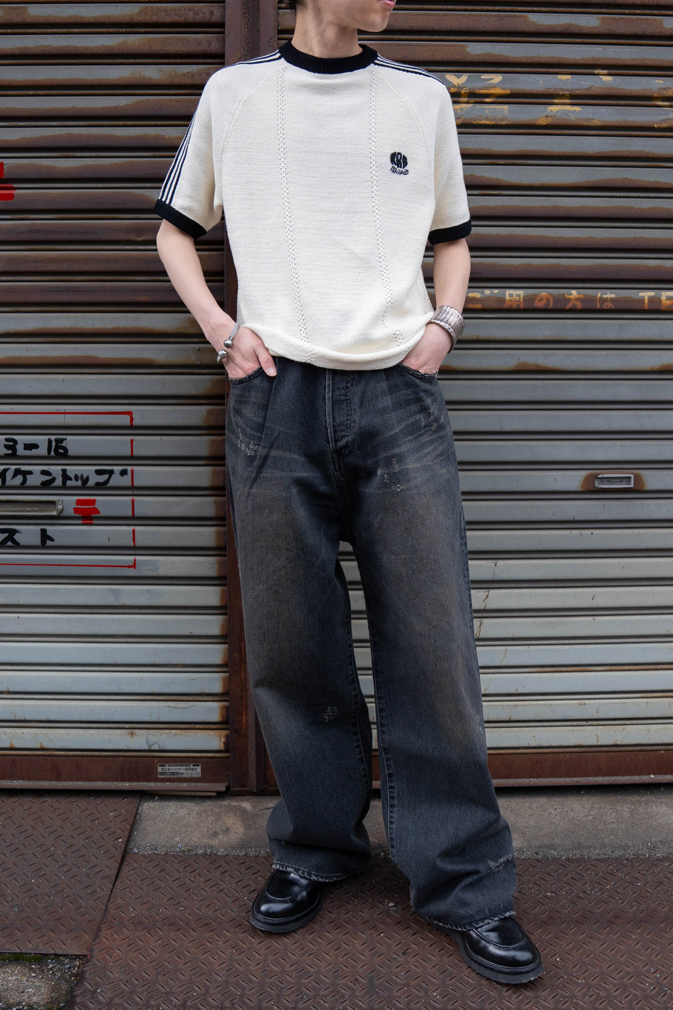 KNITTED TRAINING T-SHIRT