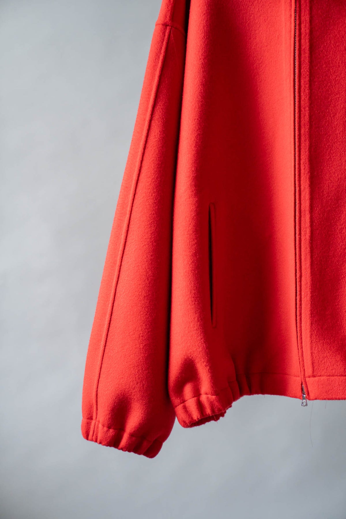 W/CA DOUBLE FACE CLOTH ZIP JACKET(ST.1545)