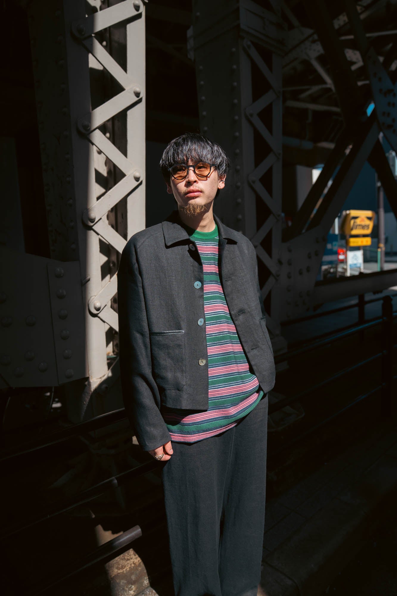 FLLOWER SAK LINEN JACKET