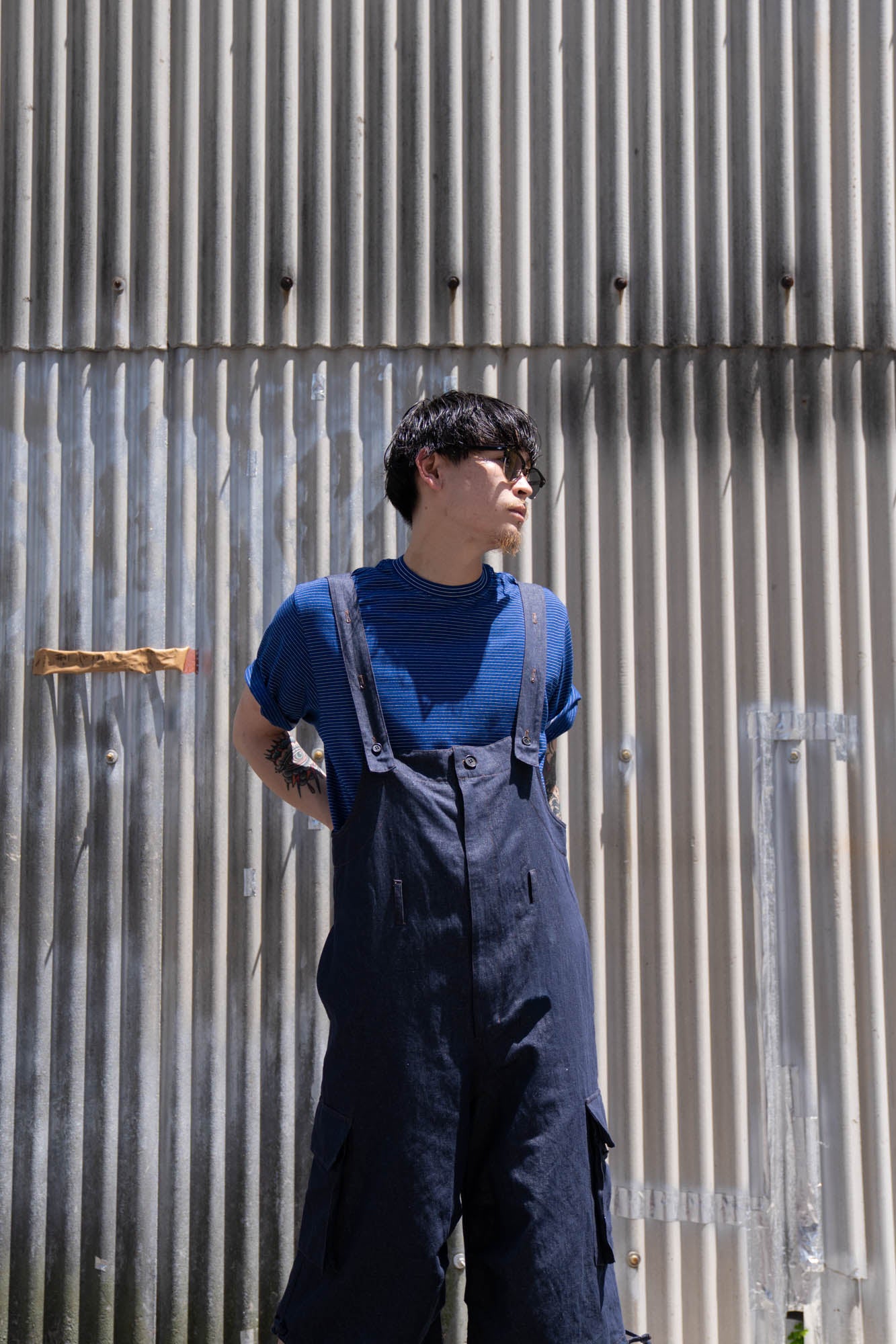 Short Denim Overall