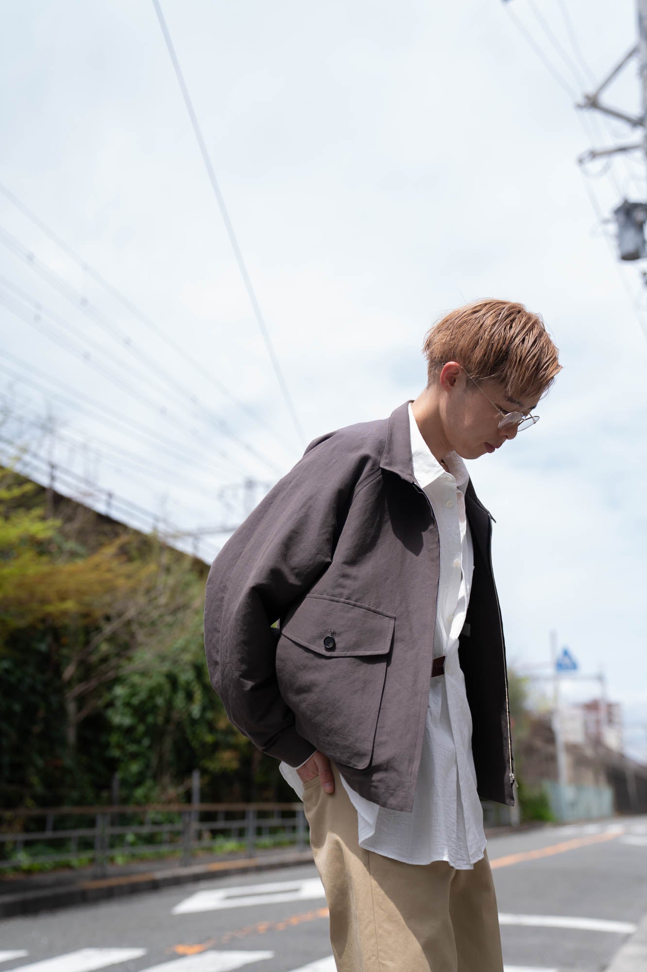 PATCH POCKET HARRINGTON