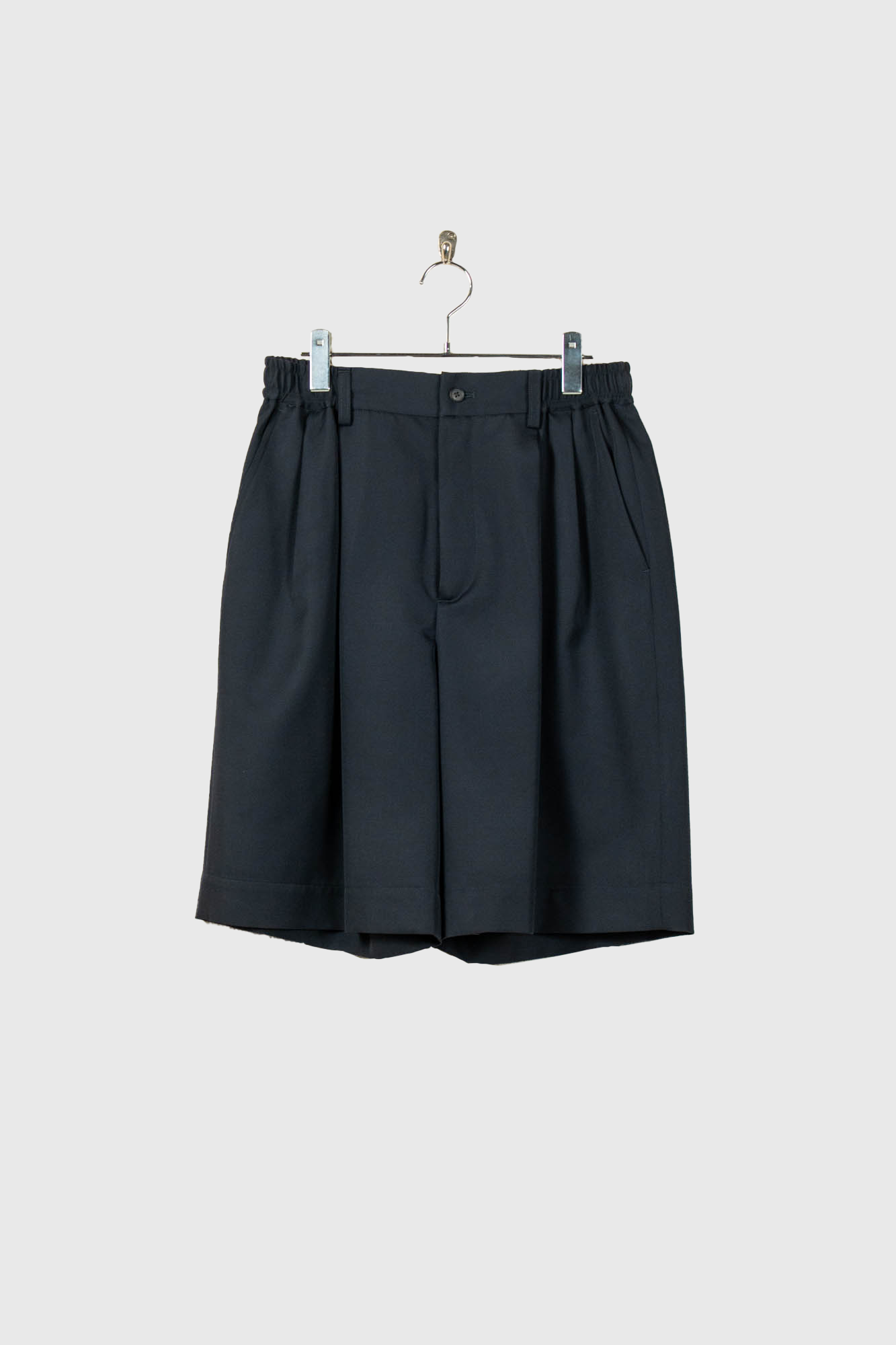 WOOL KERSEY WIDE EASY SHORT TROUSERS(ST.1436) | ショートパンツ