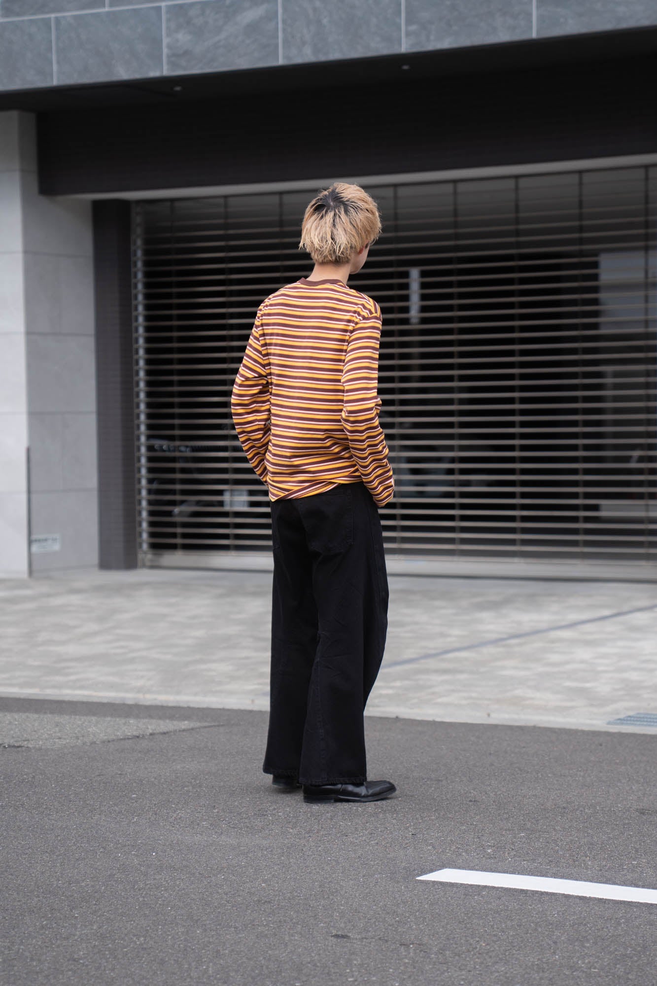 3D TWISTED WIDE LEG JEANS