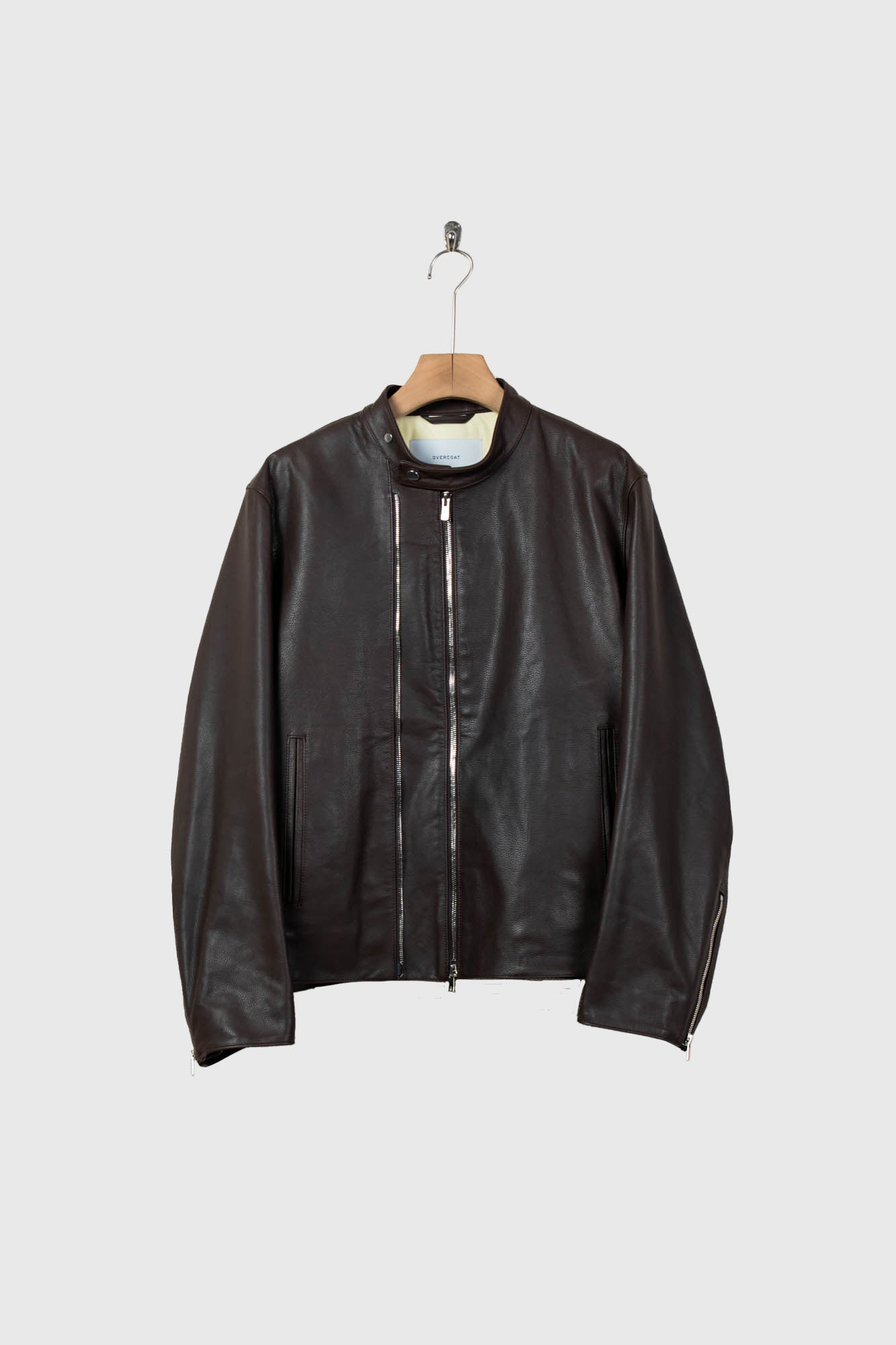   ダブルジップ レザージャケット Leather Double Zip-up Blouson | レザージャケットOVERCOAT（オーバー