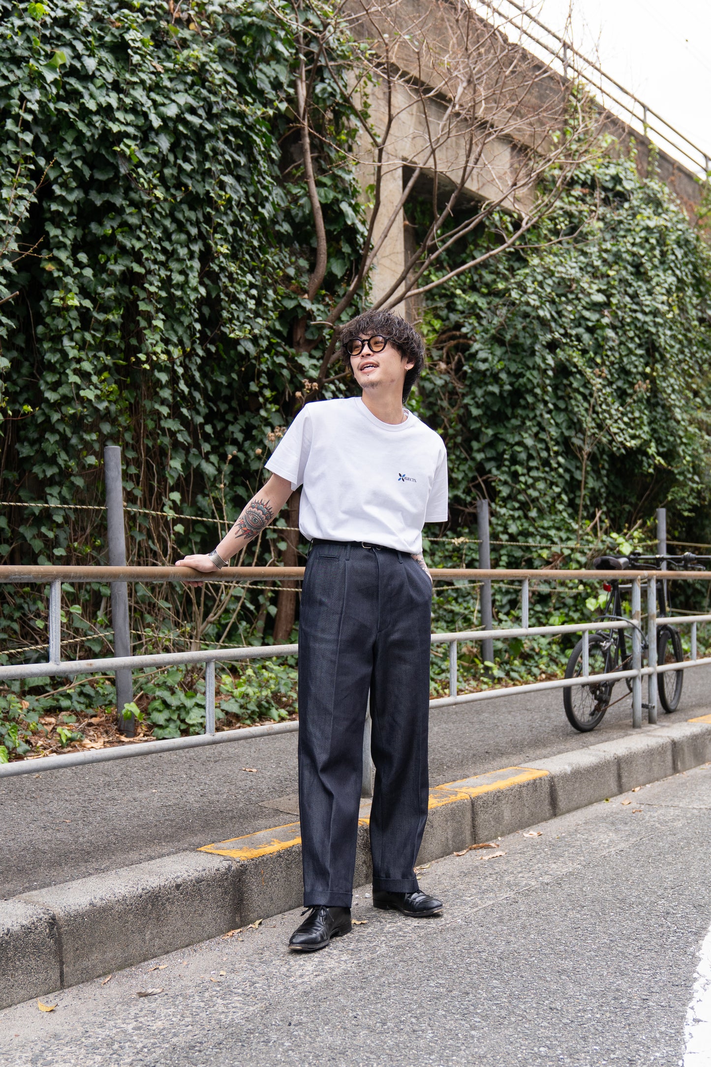 sign別注 USM 1 TUCK DENIM TROUSERS