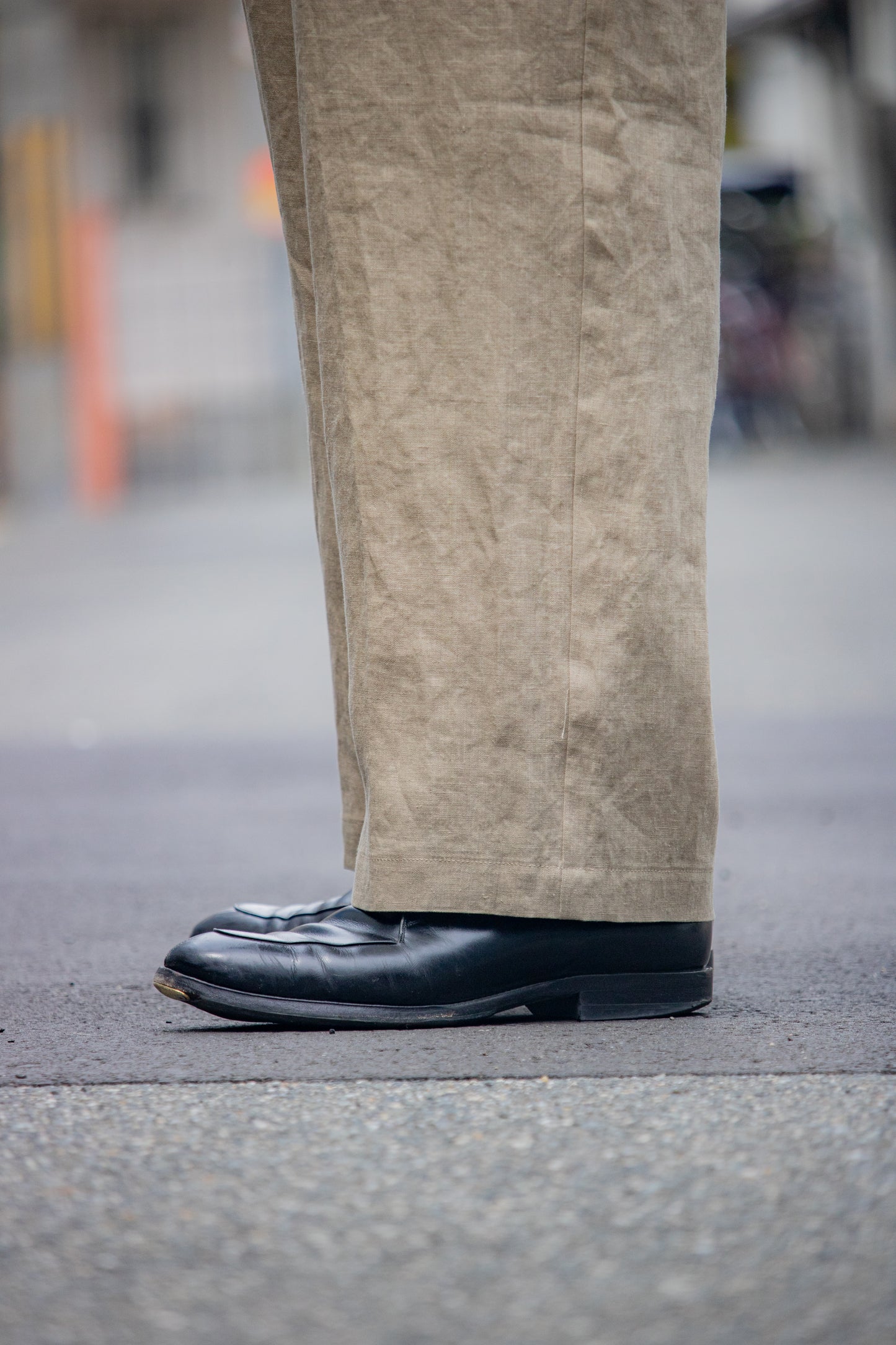 HEMP CLOTH EASY TROUSERS