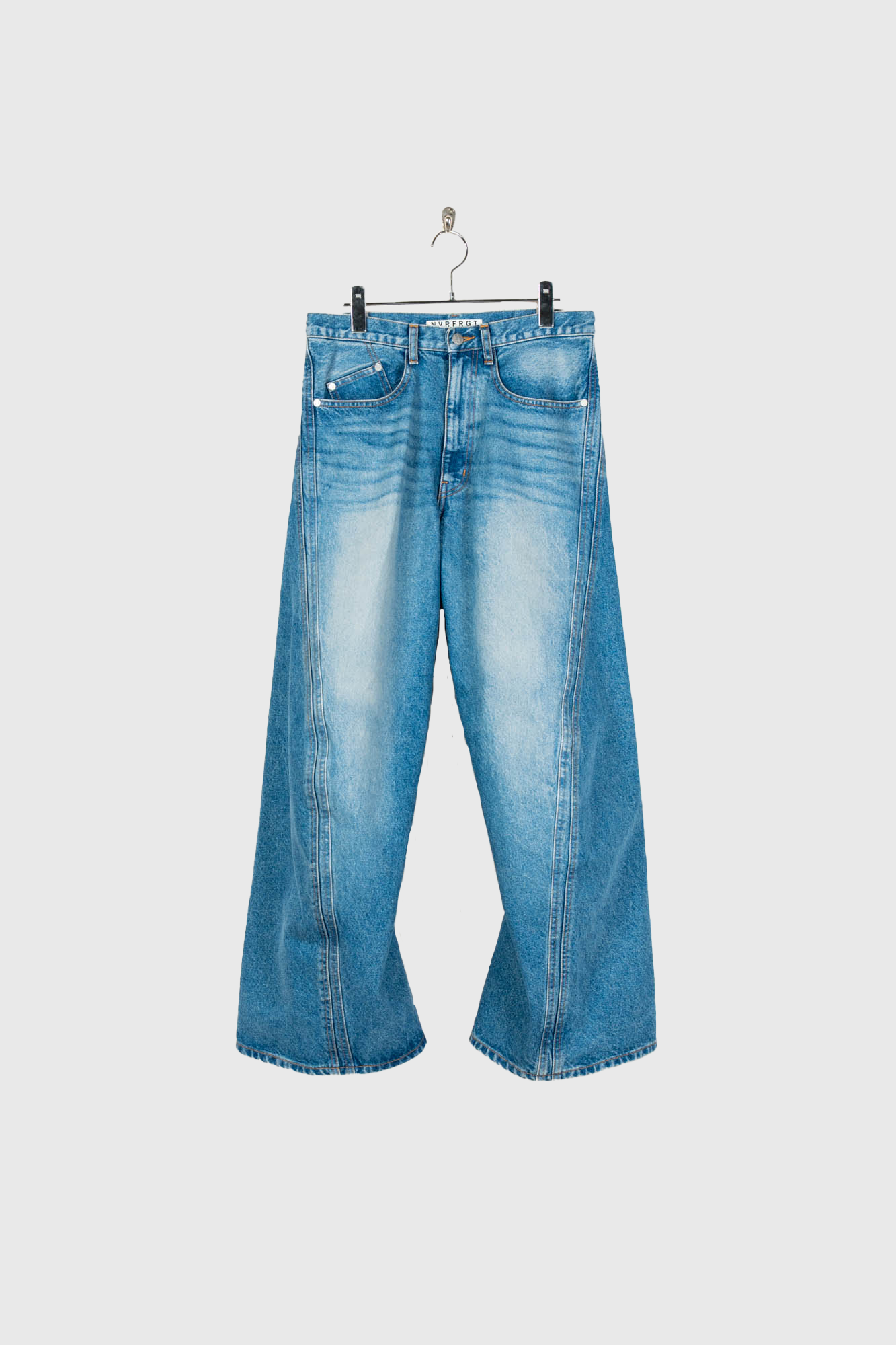 3D TWISTED WIDE LEG JEANS | デニム NVRFRGT（ネバーフォーゲット