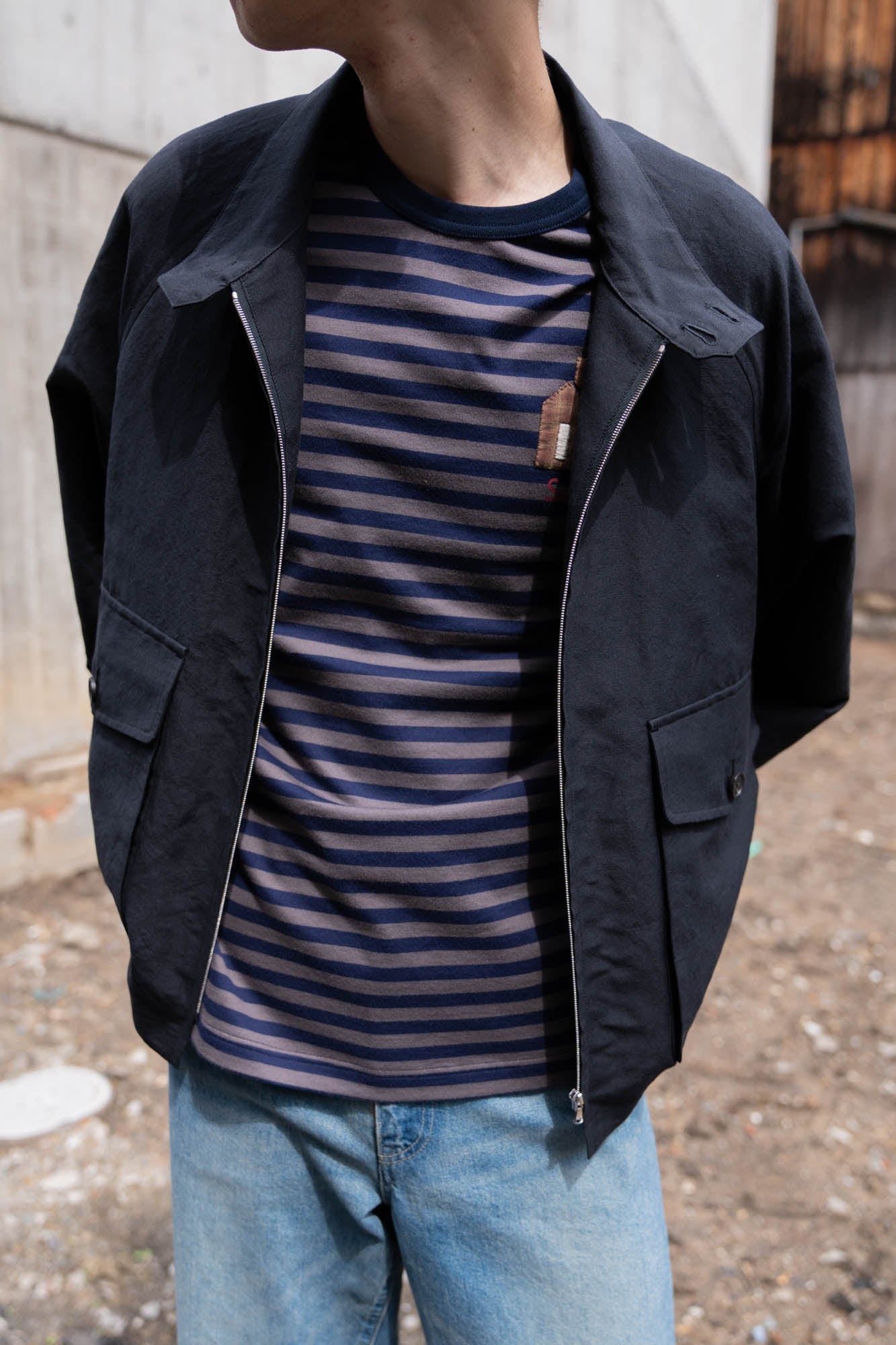 PATCH POCKET HARRINGTON