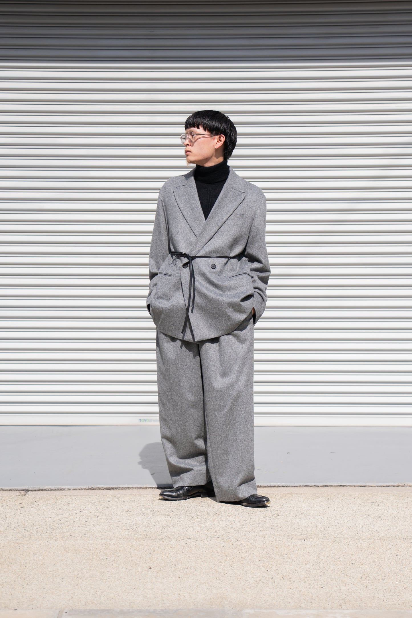 W/CA BEAVER EASY WIDE TROUSERS(ST.1265)