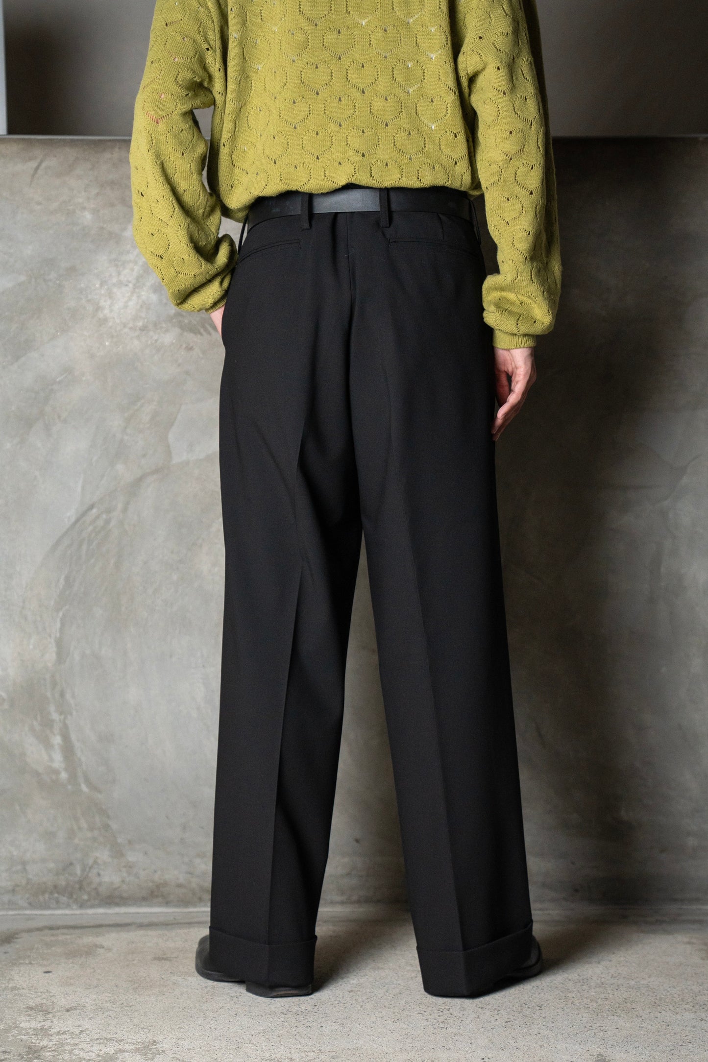 Flow Wide Turn-up Pants