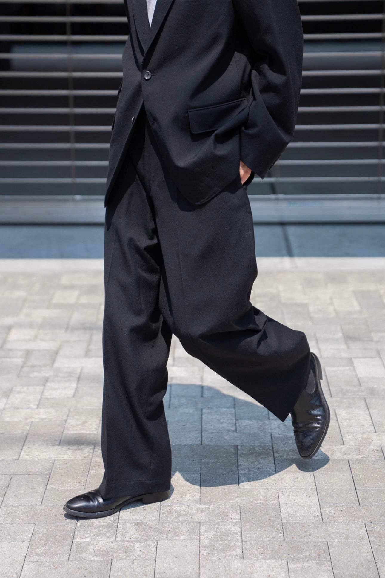 Wool Gabardine Trousers