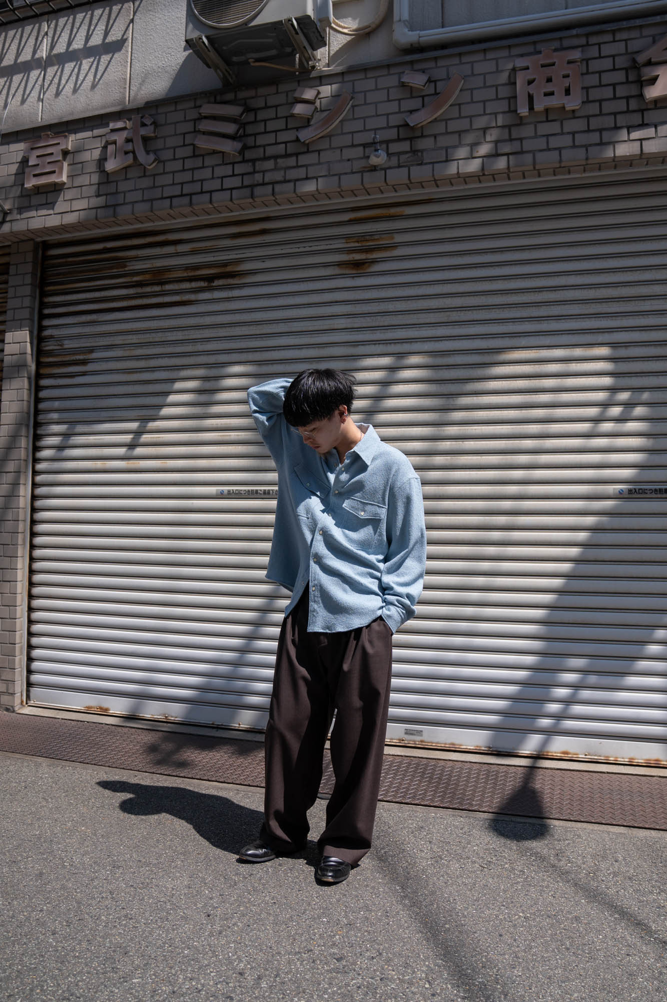 TOWEL WRAP WORK SHIRT