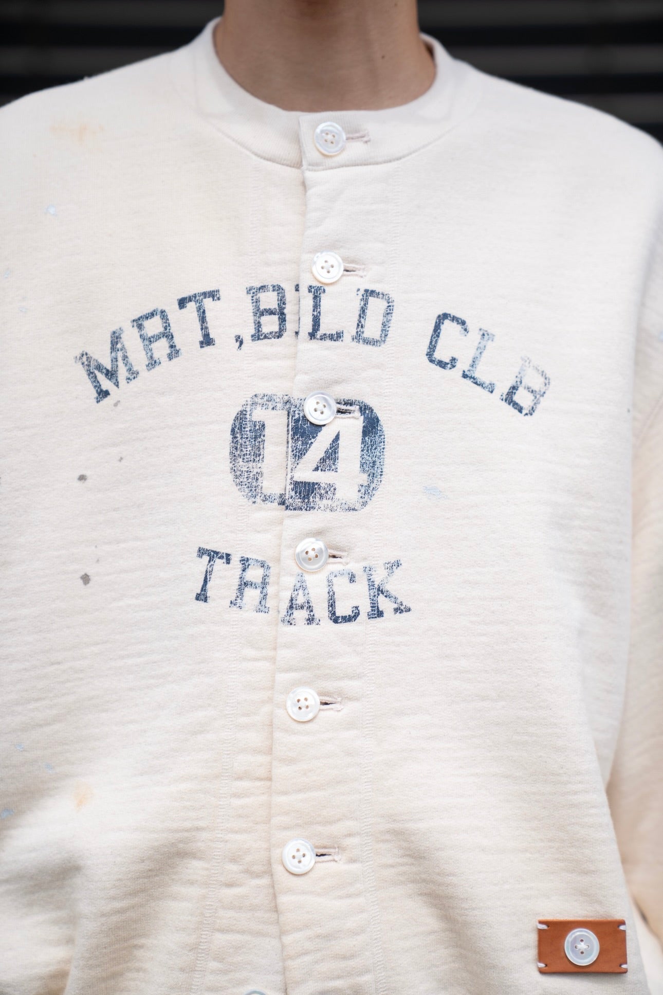 KHOKI（コッキ） 25AW - Vintage-effect sweat cardigan