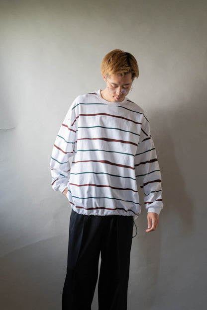 SUPER BIG STRIPE LS TEE