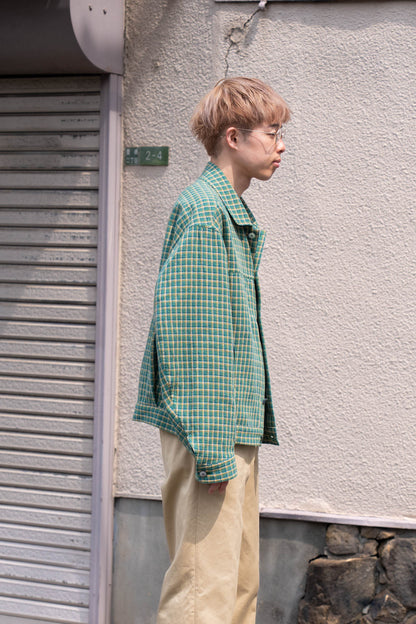WASHED CHECK JACKET
