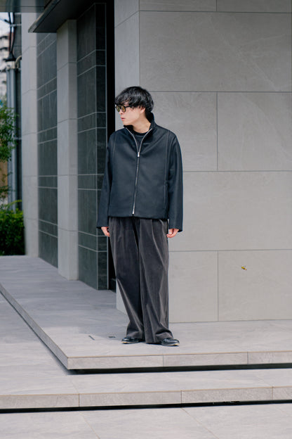 MODIFIED SLEEVE ZIP BLOUSON