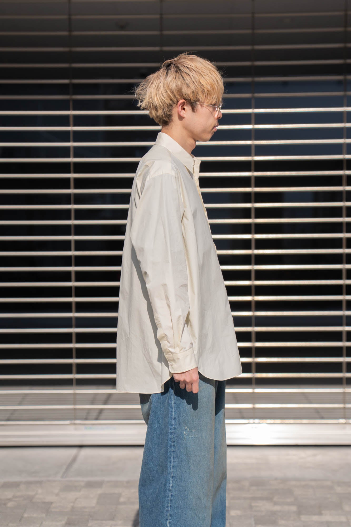 SUVIN COTTON OVERSIZED REGULAR COLLAR SHIRT(ST.1491)