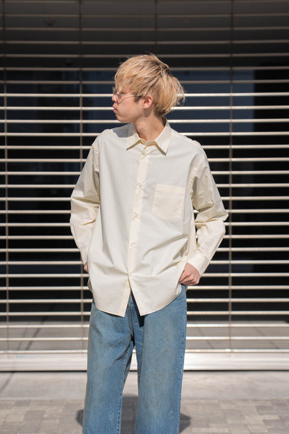 SUVIN COTTON OVERSIZED REGULAR COLLAR SHIRT(ST.1491)