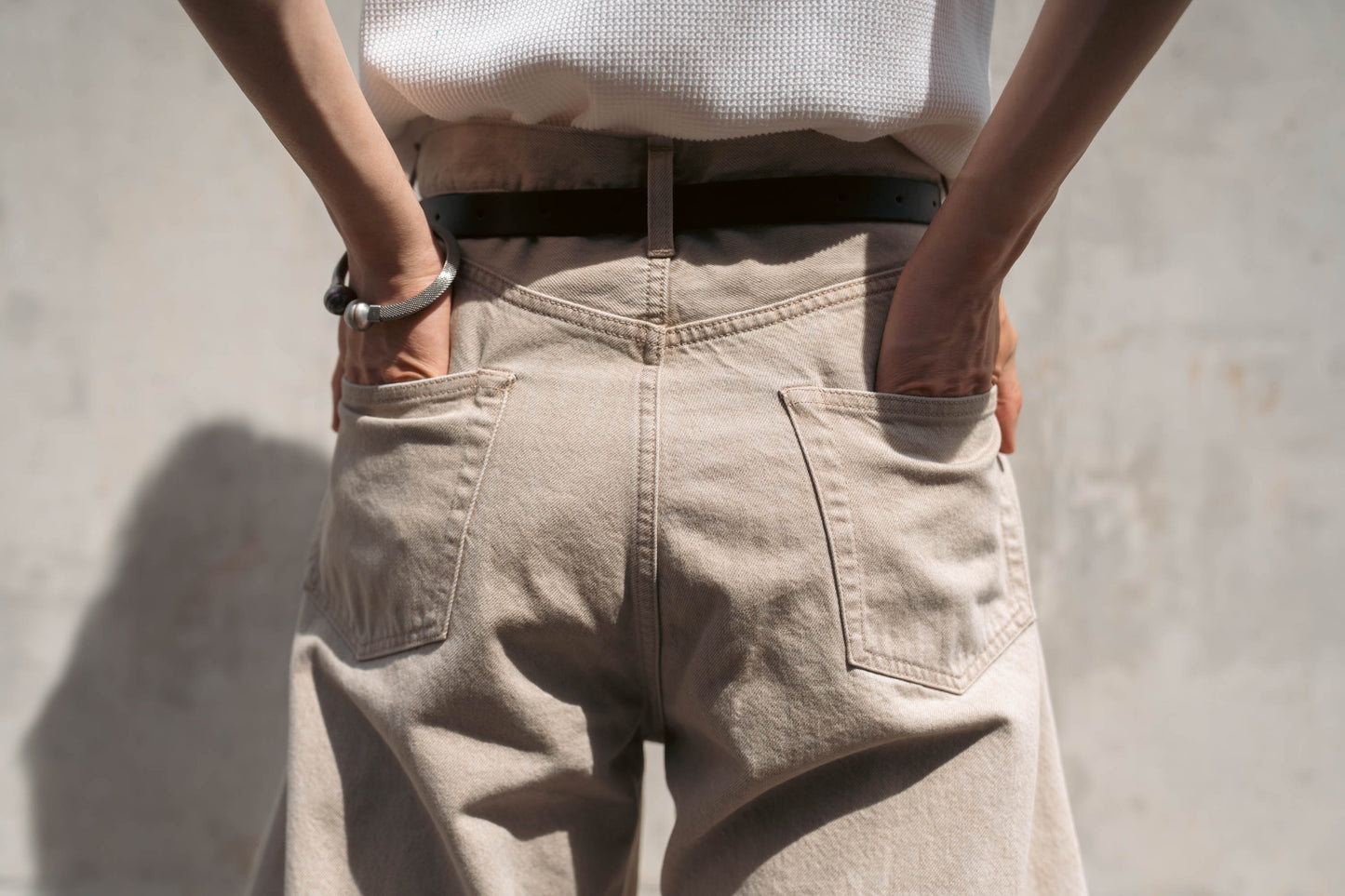 DEFORMATION WIDE COLOR DENIM PANTS(ST.1565)