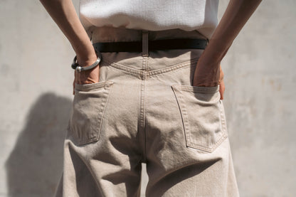 DEFORMATION WIDE COLOR DENIM PANTS(ST.1565)