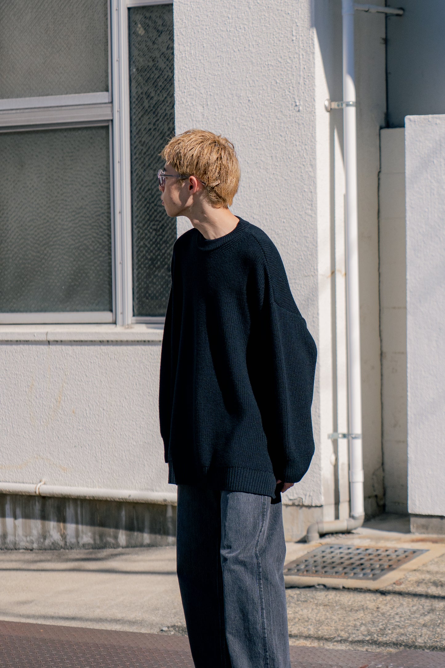 LOW GAUGE MERINO CREWNECK KNIT