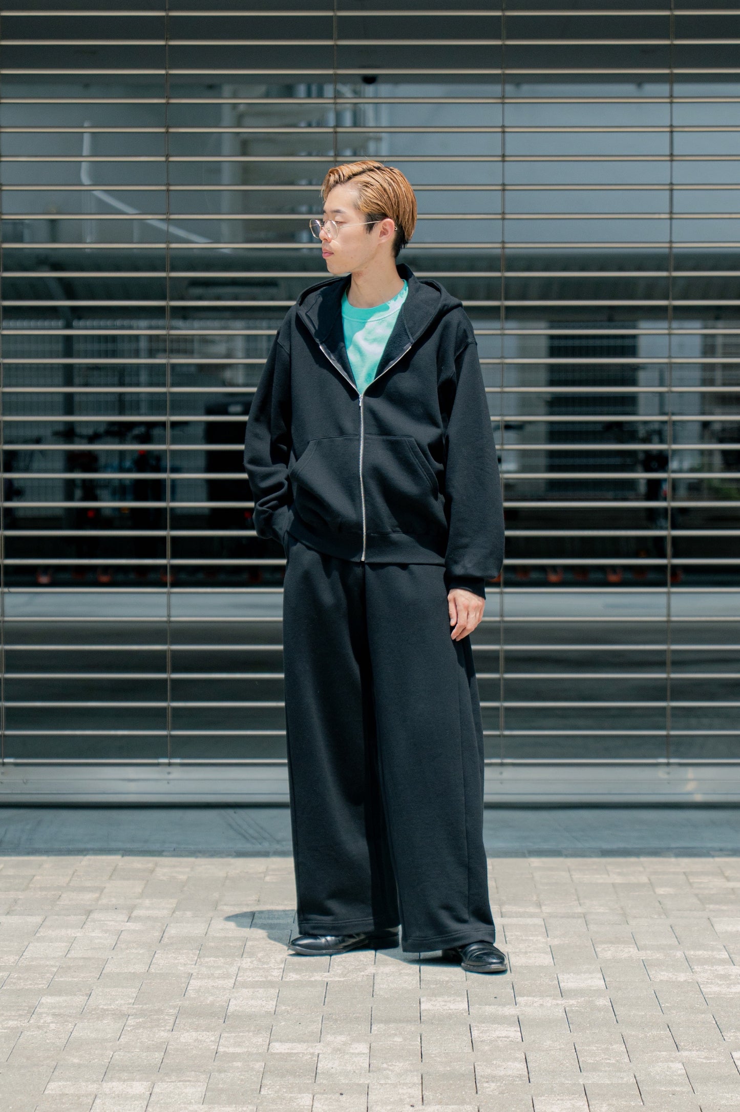 YAK/COTTON SWEAT EASY TROUSERS(ST.1288)