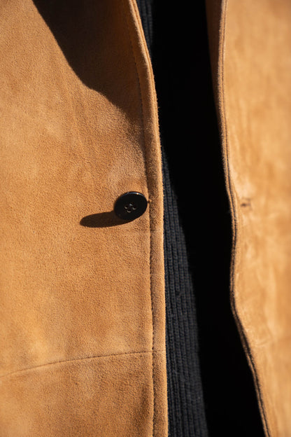 Suede Single Breasted Jacket