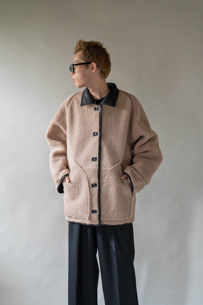 REVERSIBLE MOUTON BLOUSON