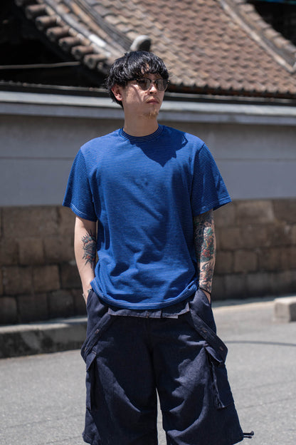 GARMENT DYED BORDER T-SHIRT