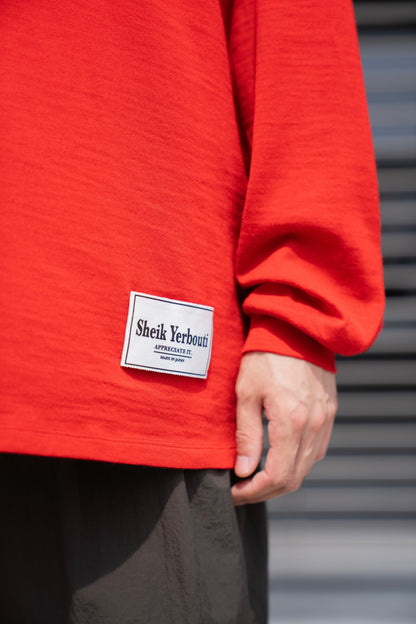 MERINO WOOL HIGH NECK L/S T-SHIRT