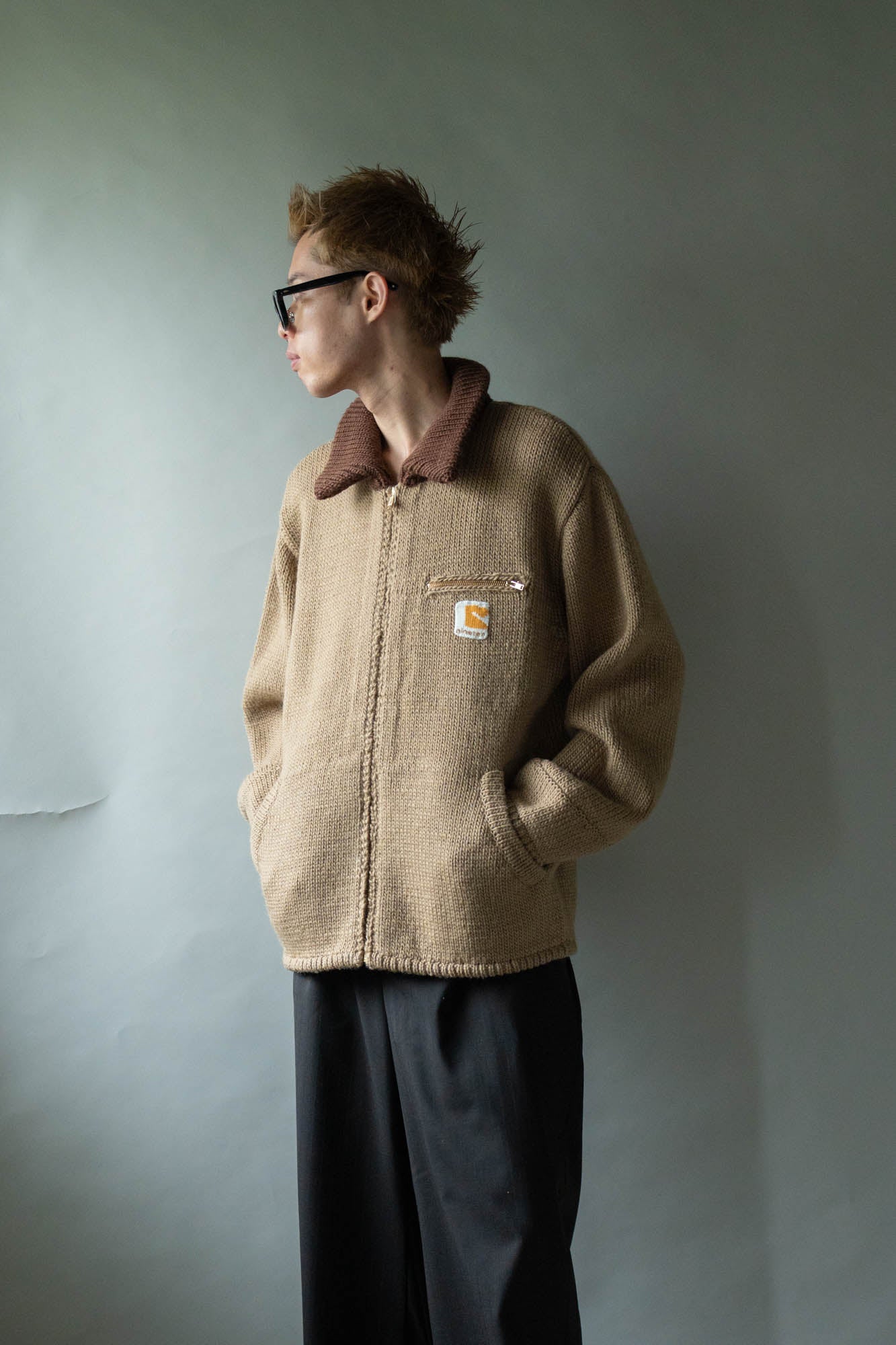 HOME MADE KNITTING DETROIT JACKET