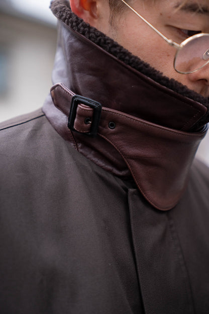 MOUTON COLLAR PADDED JACKET(ST.1376)