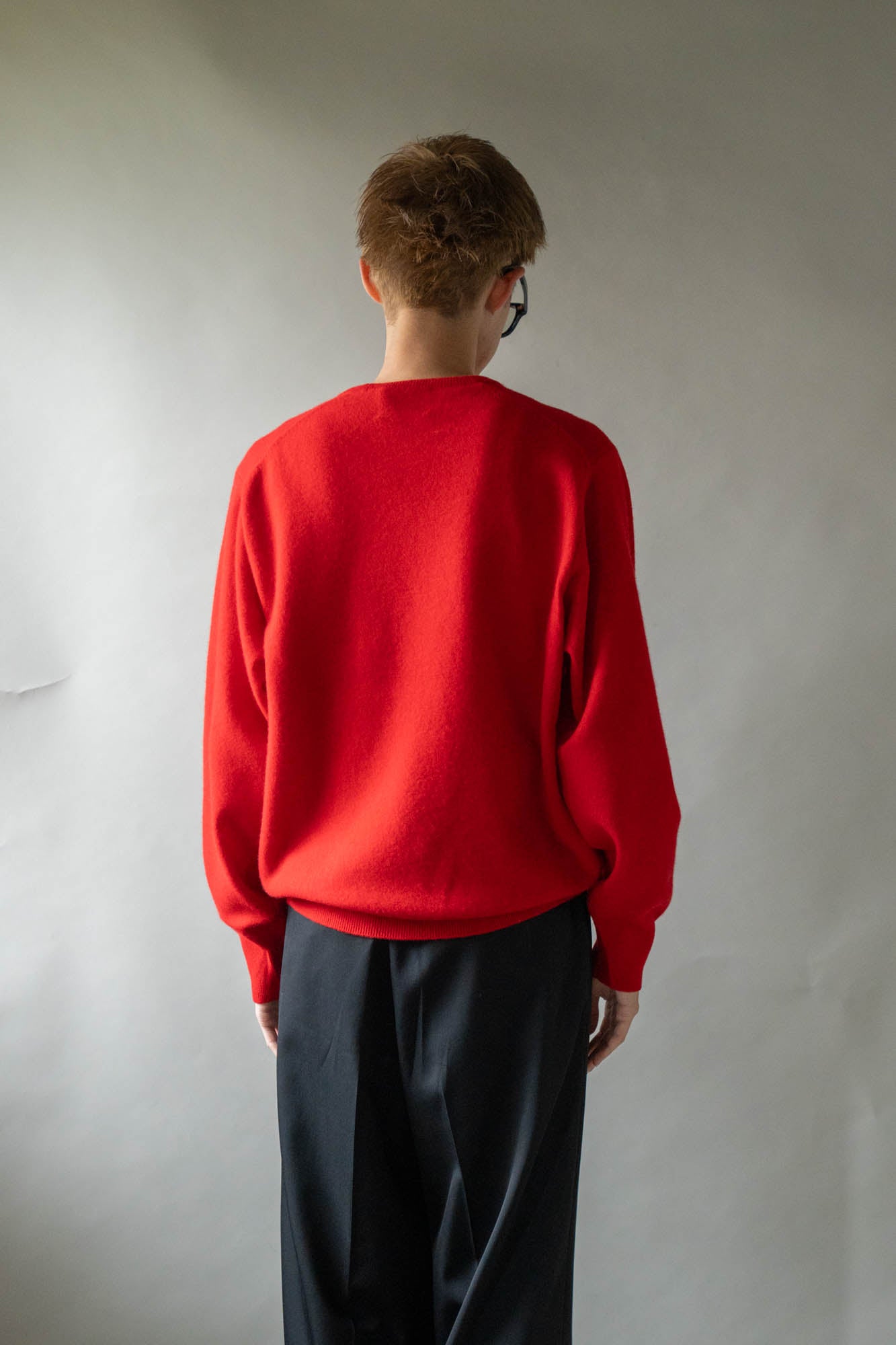 EXTRA FINE WOOL KNIT CREW NECK LS(ST.1634)
