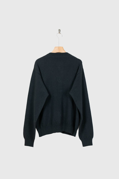 Wool knit cardigan for sign