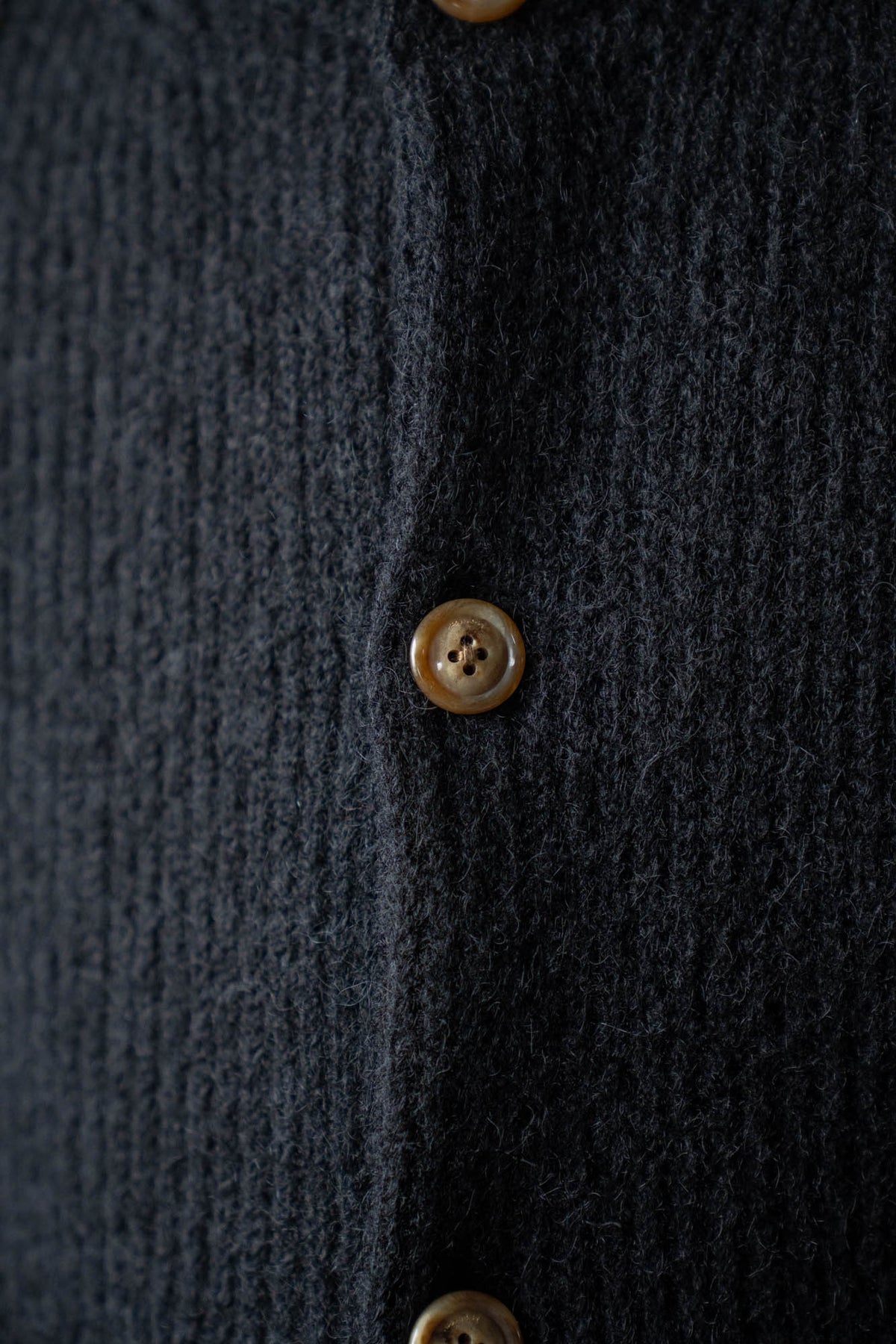 CREW-NECK KNIT CARDIGAN