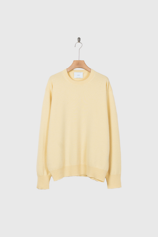 PURE CASHMERE KNIT CREW NECK LS(ST.1473)