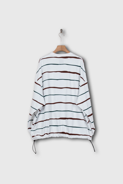 SUPER BIG STRIPE LS TEE