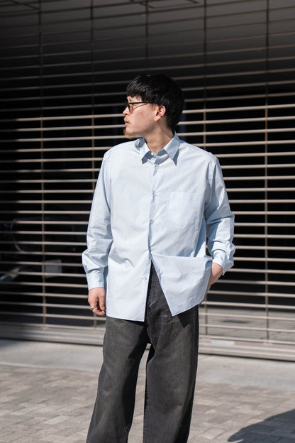 SUVIN COTTON OVERSIZED REGULAR COLLAR SHIRT(ST.1491)