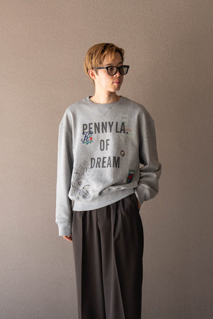 Hand-stitched sweatshirt