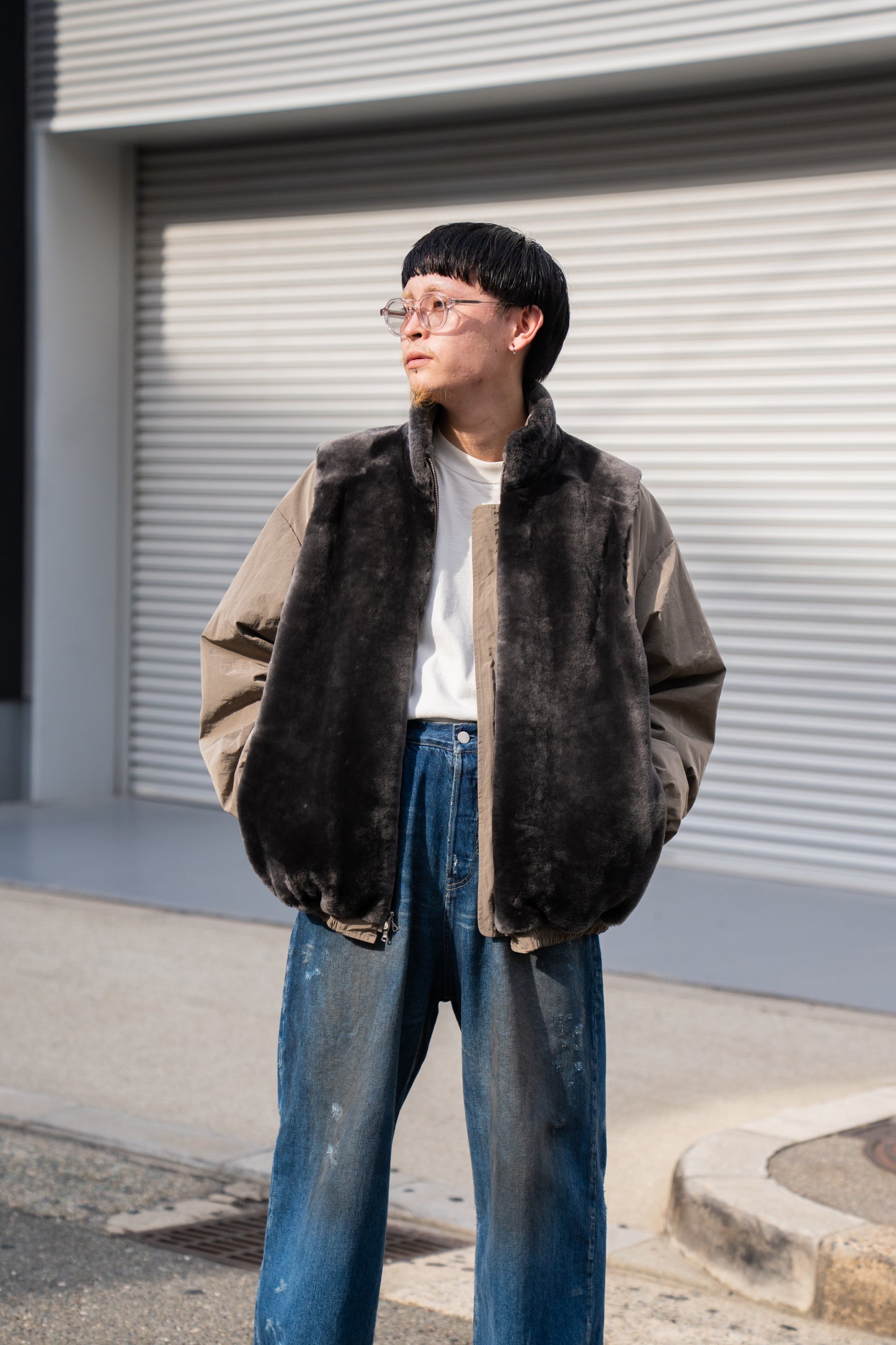 MOUTON INNER REVERSIBLE PADDED JACKET(ST.1223)