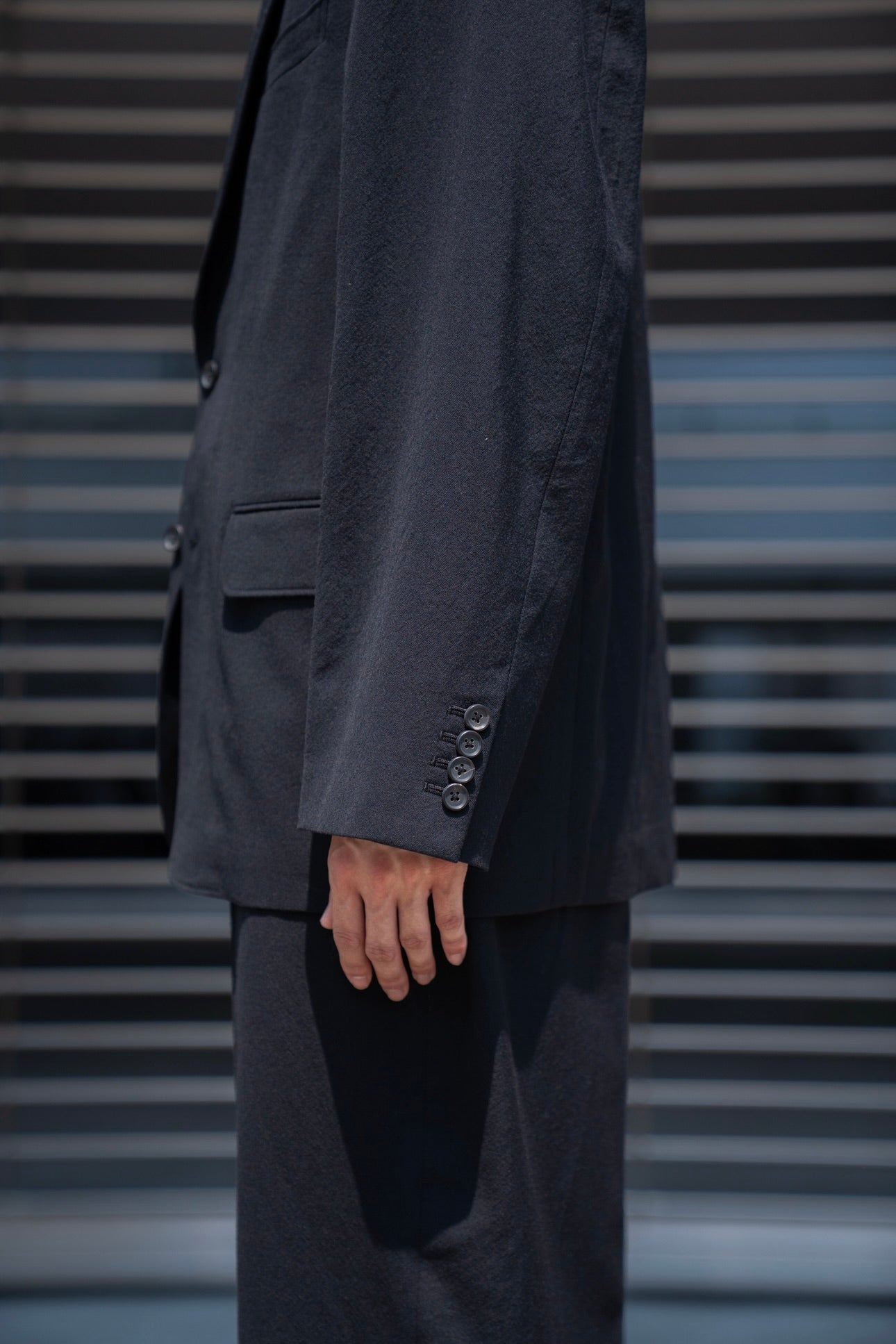 Wool Gabardine 2B Jacket